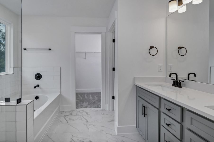 Furnished interior view inside a new home in Clubside Reserve at Summerlake, Lexington (Image 18).