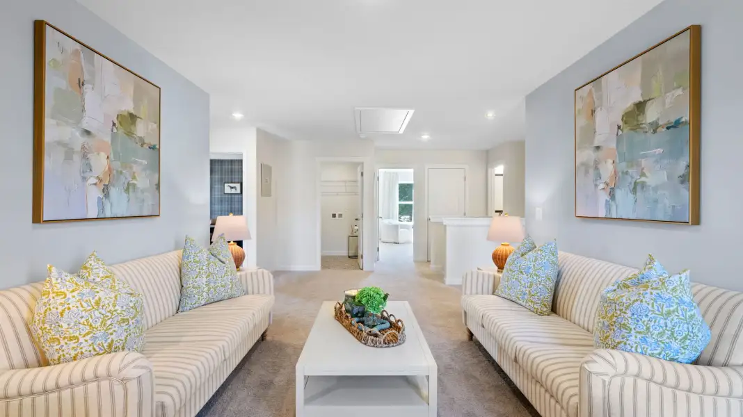 Furnished interior view inside a new home in Hawks Landing, Apison (Image 29). Furnished interior view inside a new home in Hawks Landing, Apison (Image 29).