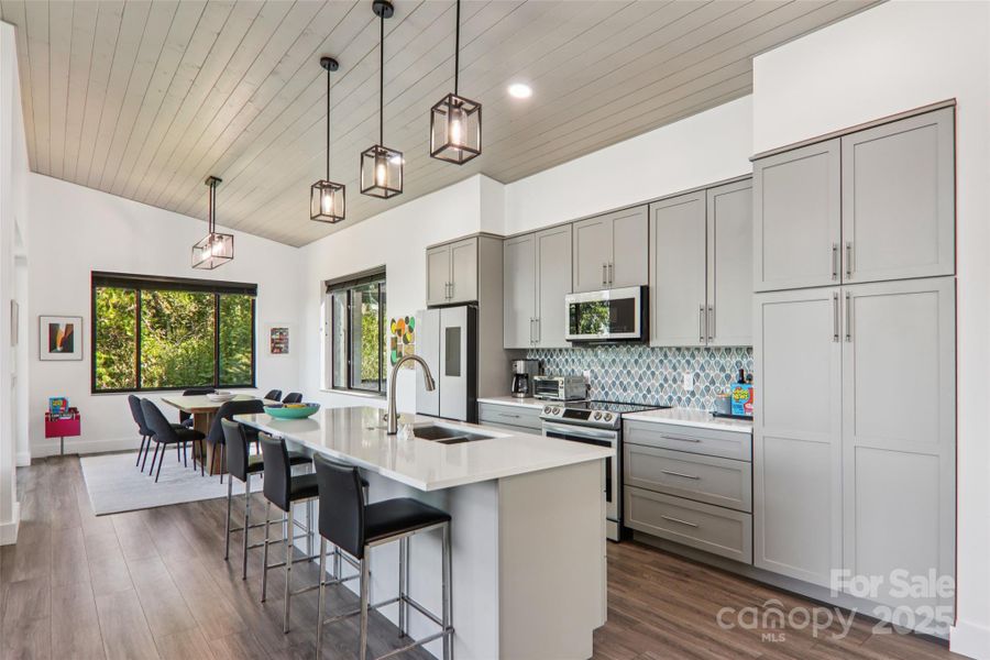 Furnished interior view inside a new home in , Hendersonville (Image 31).
