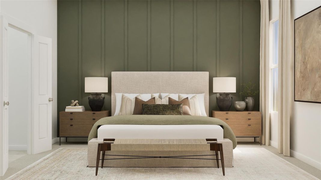 Furnished interior view inside a new home in Cotton Brook, Hutto (Image 36).