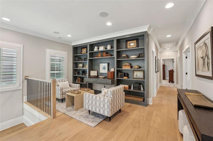 Furnished interior view inside a new home in , Brookhaven (Image 26).