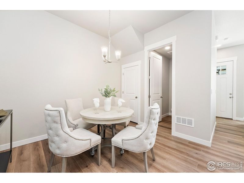Furnished interior view inside a new home in The Lakes at Centerra - Discovery, Loveland (Image 11).