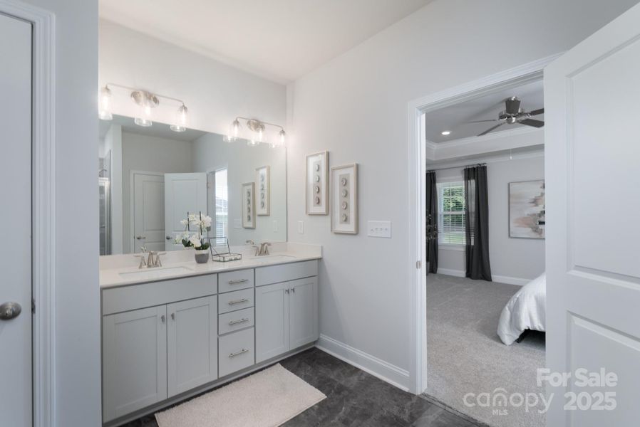 Furnished interior view inside a new home in Swann Hills, Statesville (Image 24).