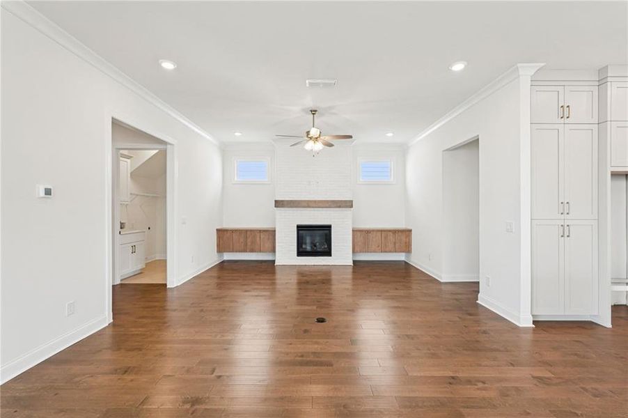 Spacious, unfurnished interior of a new home in Promenade at Sawnee Village, Cumming (Image 27).