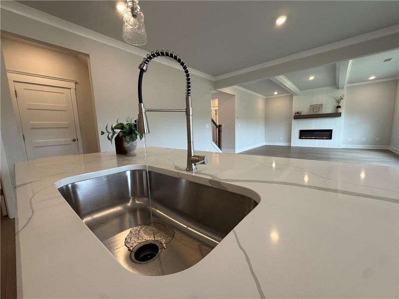Close-up of interior finishes inside a home in Ponderosa Farms Manor, Gainesville (Image 17).