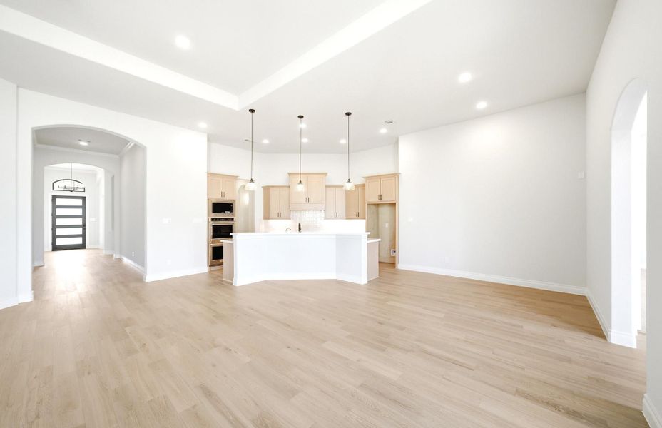 Spacious, unfurnished interior of a new home in Bridgeland 60′, Cypress (Image 32).