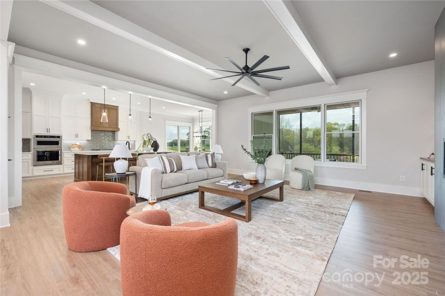 Furnished interior view inside a new home in , Statesville (Image 32).