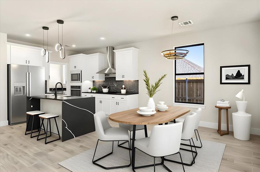 Furnished interior view inside a new home in , Granbury (Image 5). Furnished interior view inside a new home in , Granbury (Image 5).