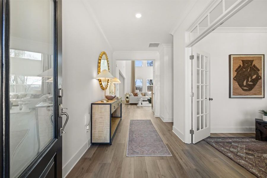 Furnished interior view inside a new home in Wellington Estates, Madison (Image 22). Furnished interior view inside a new home in Wellington Estates, Madison (Image 22).