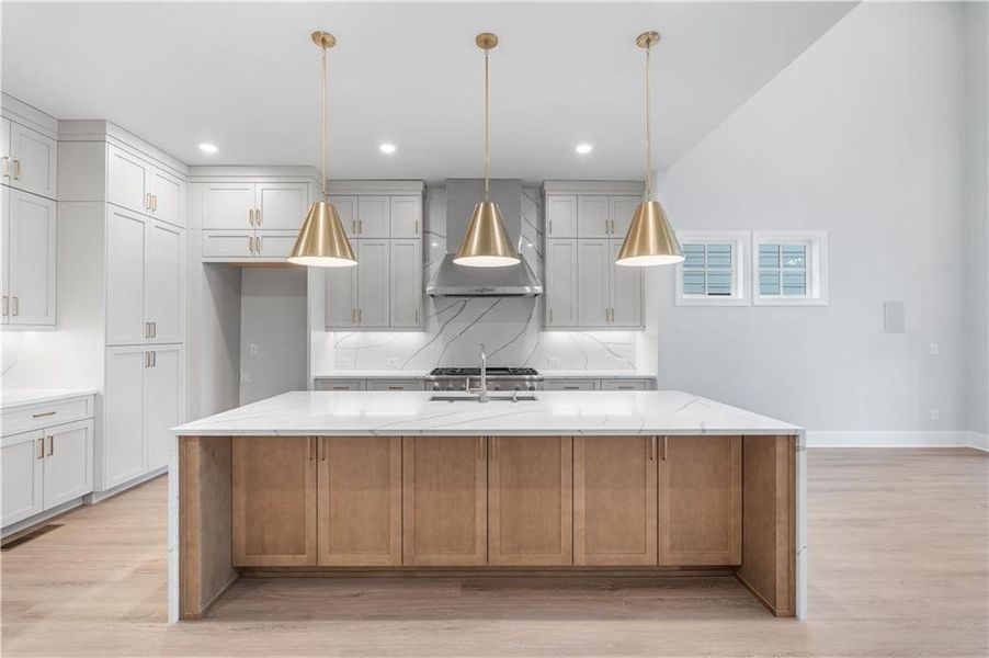 Furnished interior view inside a new home in Waterside Single Family, Peachtree Corners (Image 12).
