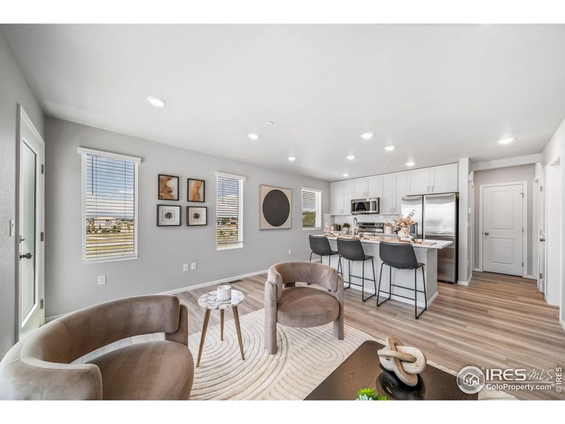 Furnished interior view inside a new home in , Johnstown (Image 9). Furnished interior view inside a new home in , Johnstown (Image 9).