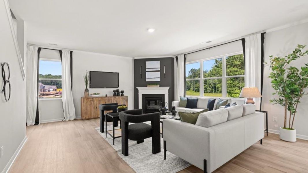 Furnished interior view inside a new home in Fairhaven, Lithia Springs (Image 39).