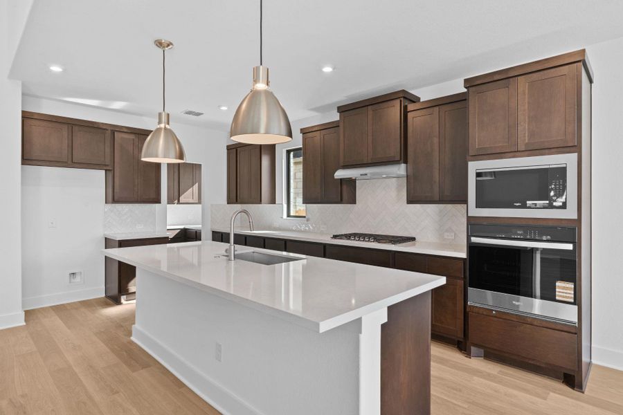 Center Island in Kitchen