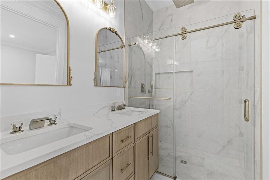 Furnished interior view inside a new home in , Winder (Image 13).