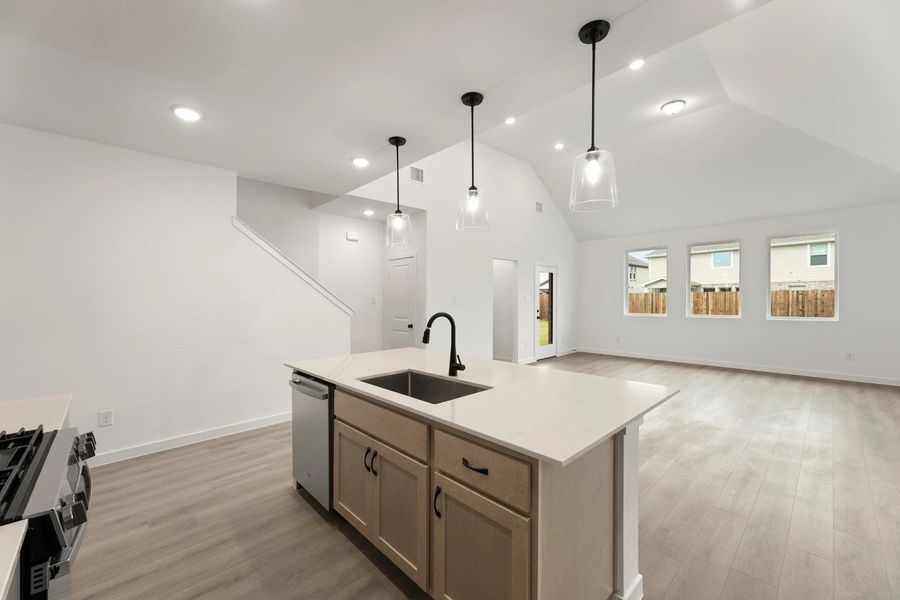 Open Kitchen-Living-Dining Room Representative Photo