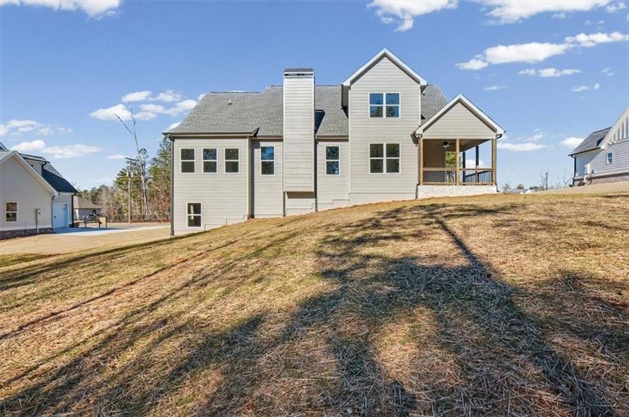 Exterior details and patio area of a home in , Waleska (Image 26).