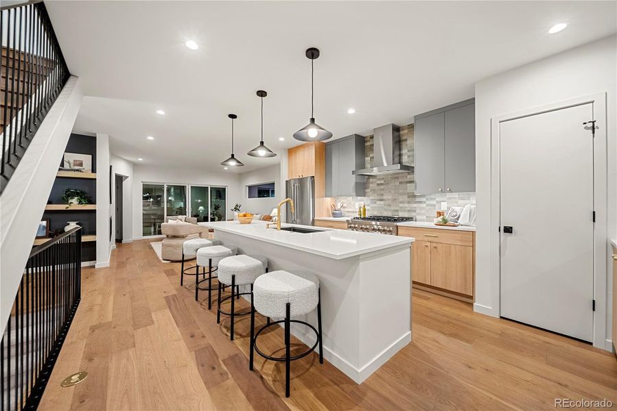 Furnished interior view inside a new home in , Denver (Image 3). Furnished interior view inside a new home in , Denver (Image 3).