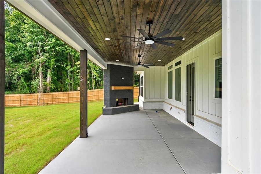 Exterior details and patio area of a home in , Bethlehem (Image 39).