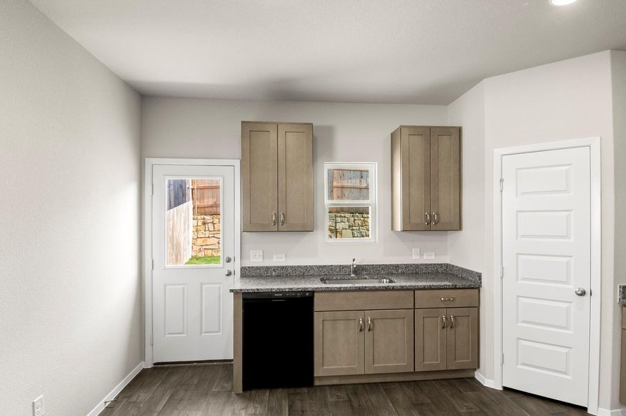 Furnished interior view inside a new home in Cloverleaf, Austin (Image 7).