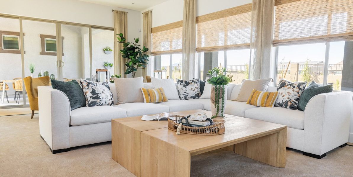 Furnished interior view inside a new home in Overlook at The Dells, Prescott (Image 20).