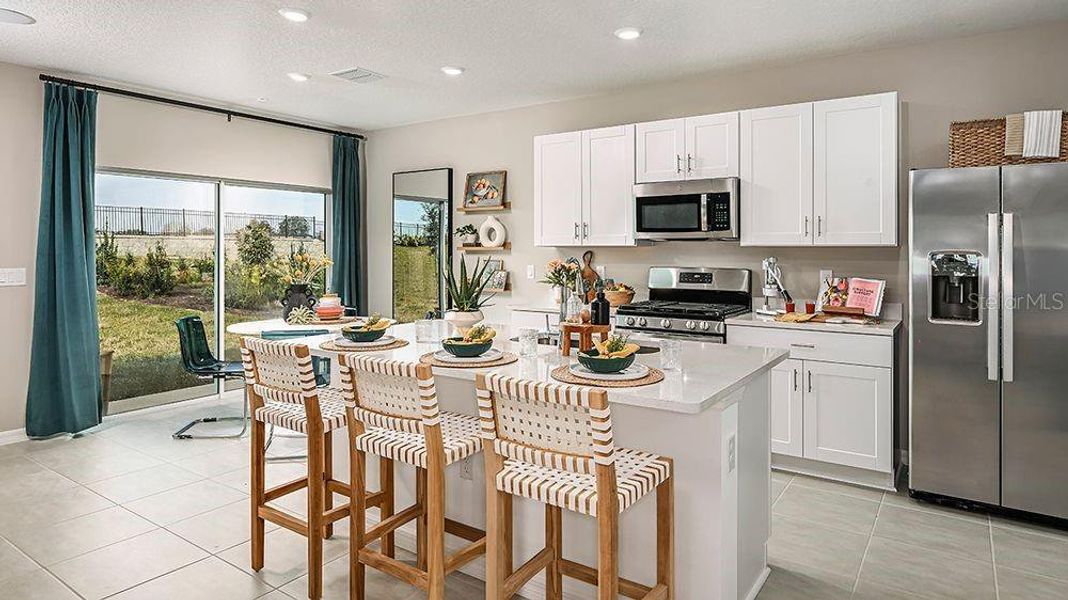 Furnished interior view inside a new home in Waterstone, Groveland (Image 10).