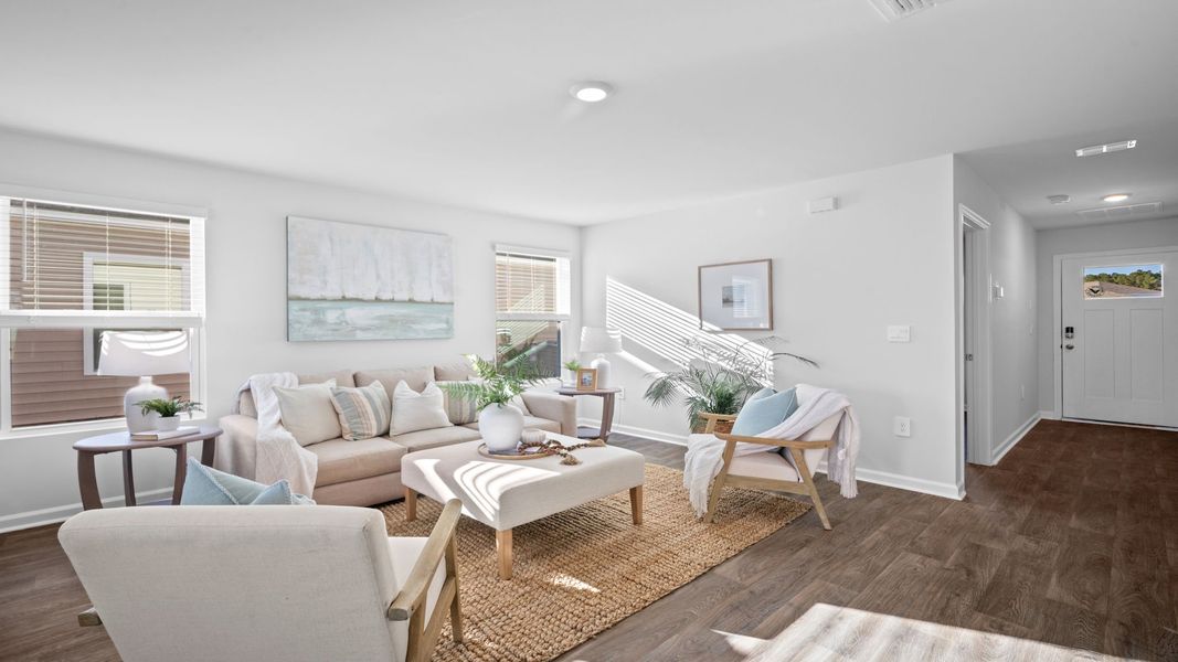 Furnished interior view inside a new home in Rice Hope, Port Wentworth (Image 6). Furnished interior view inside a new home in Rice Hope, Port Wentworth (Image 6).