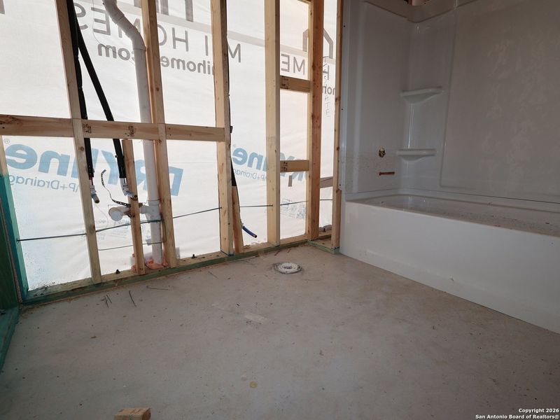 In-progress construction of a new home in Meadows at Clear Springs, New Braunfels, TX (Image 34).