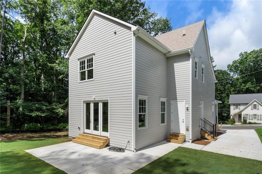 Front exterior of a new home in , Atlanta, GA, highlighting curb appeal (Image 23). Front exterior of a new home in , Atlanta, GA, highlighting curb appeal (Image 23).