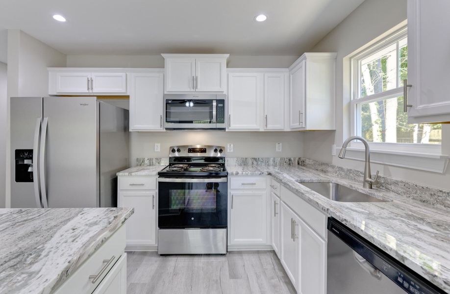 Furnished interior view inside a new home in , Goose Creek (Image 8). Furnished interior view inside a new home in , Goose Creek (Image 8).