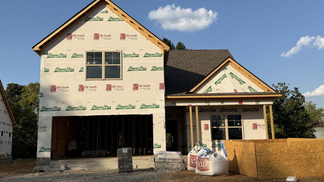 In-progress construction of a new home in Robinson Meadows, Murfreesboro, TN (Image 15).