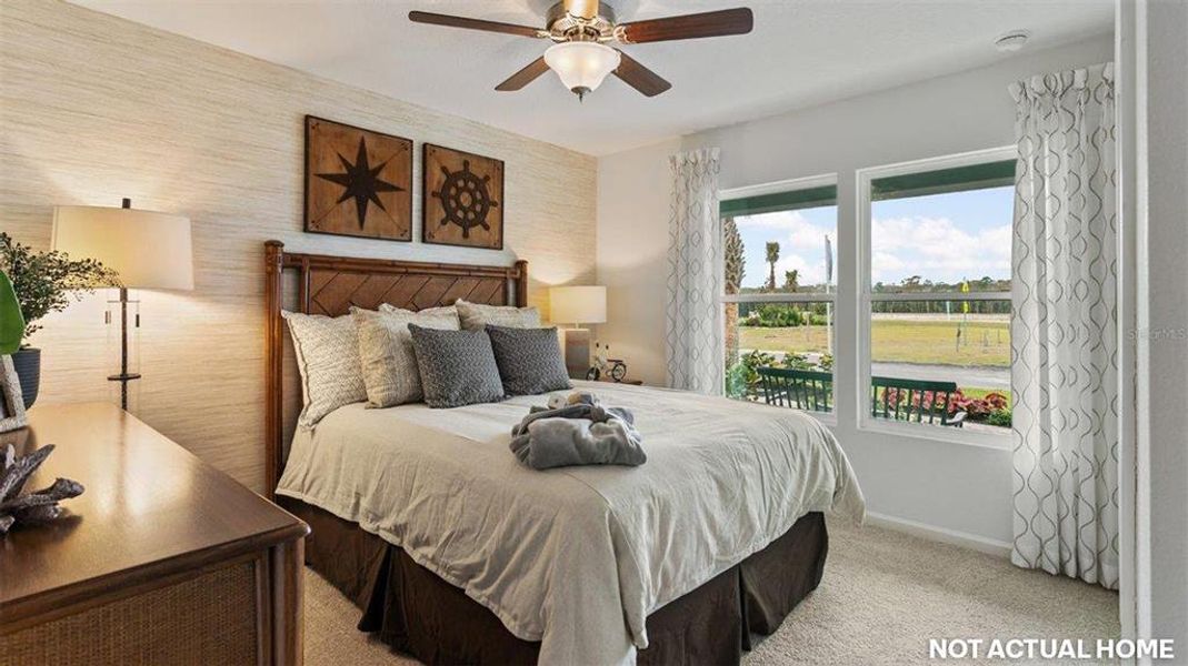 Furnished interior view inside a new home in Sawmill Branch, Palm Coast (Image 27).