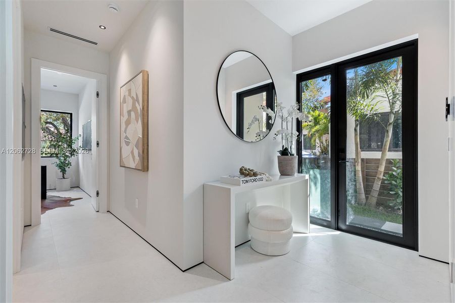 Furnished interior view inside a new home in , Miami (Image 17). Furnished interior view inside a new home in , Miami (Image 17).