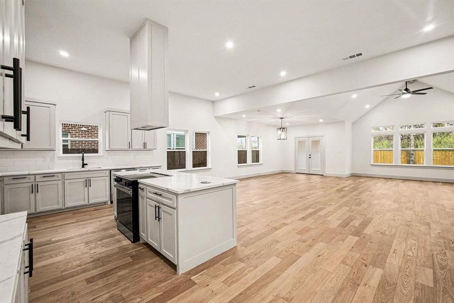 Furnished interior view inside a new home in , Dallas (Image 11).