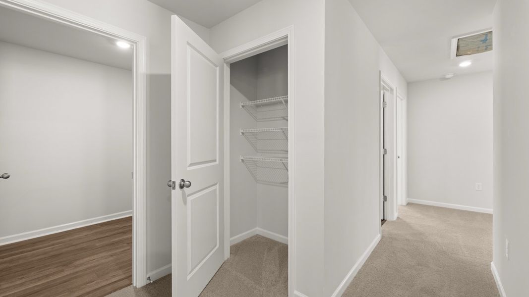 Spacious, unfurnished interior of a new home in The Islands, Beech Island (Image 27). Spacious, unfurnished interior of a new home in The Islands, Beech Island (Image 27).