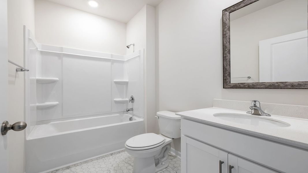 Furnished interior view inside a new home in Durbin Meadows Traditions, Fountain Inn (Image 5).