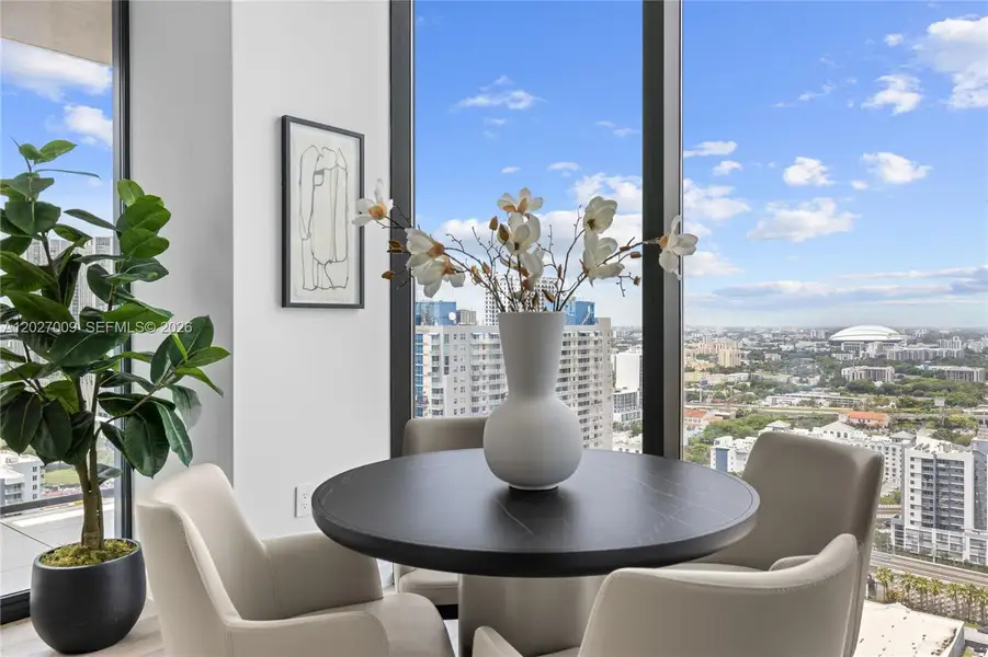 Furnished interior view inside a new home in , Miami (Image 35).