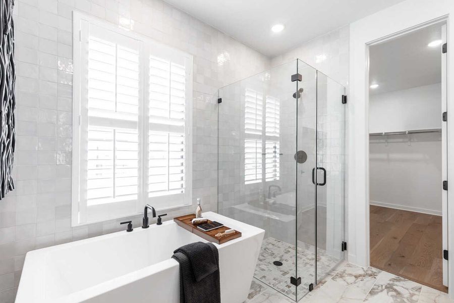 Representative Primary Bathroom - some options shown