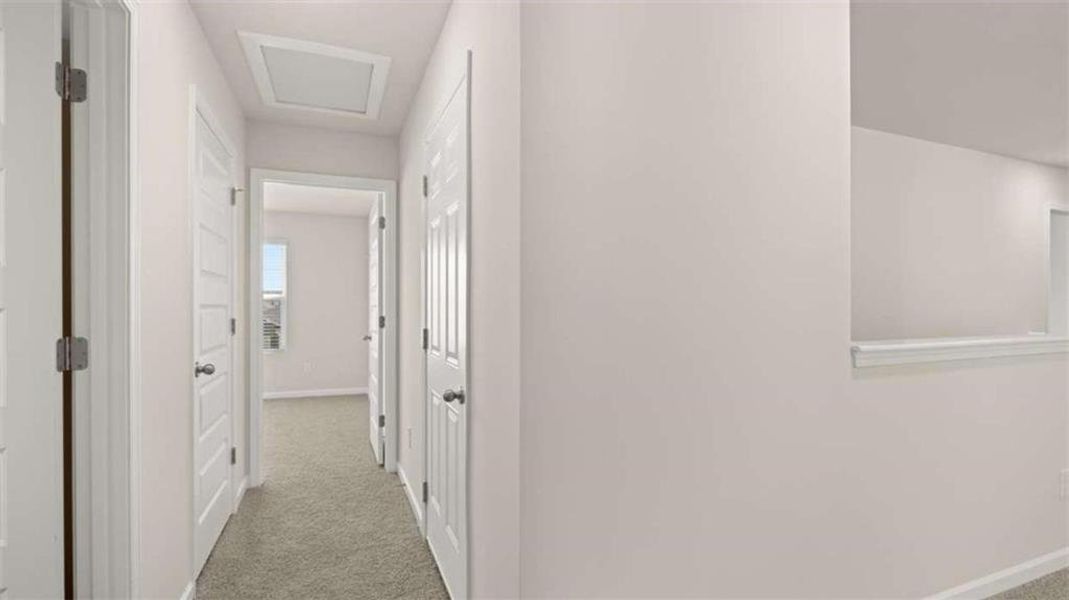 Spacious, unfurnished interior of a new home in Preserve at Dove Creek, Statham (Image 34).