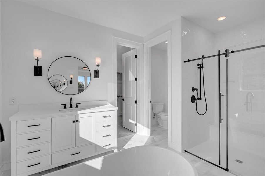 Furnished interior view inside a new home in Heath Golf & Yacht Estates, Heath (Image 13).