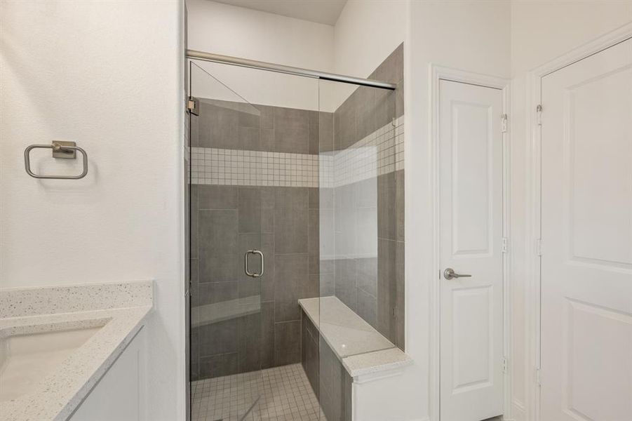 Furnished interior view inside a new home in East Oak Creek 60-65, Commerce (Image 13).