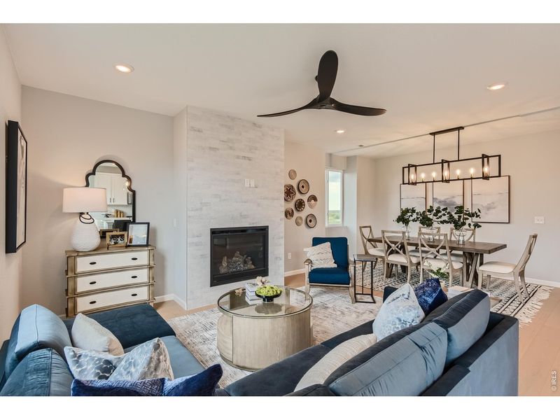 Furnished interior view inside a new home in Hidden Creek, Frederick (Image 3).
