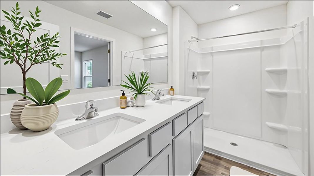 Representative furnished interior of a home built from the Harper by D.R. Horton in Sandal Key, Weeki Wachee (Image 8).