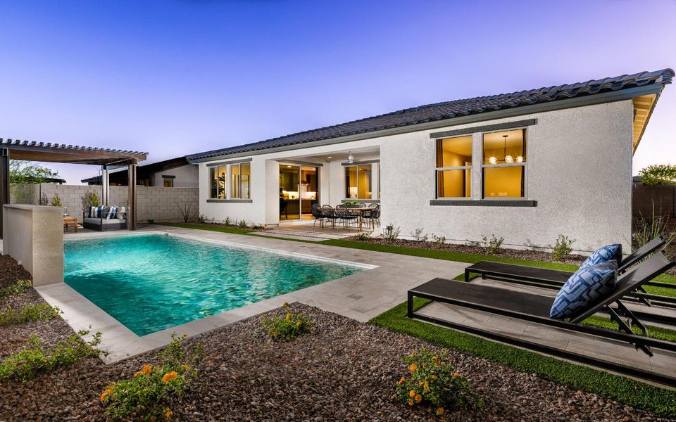 Exterior details and patio area of a home in Blossom Rock, Apache Junction (Image 4). Exterior details and patio area of a home in Blossom Rock, Apache Junction (Image 4).