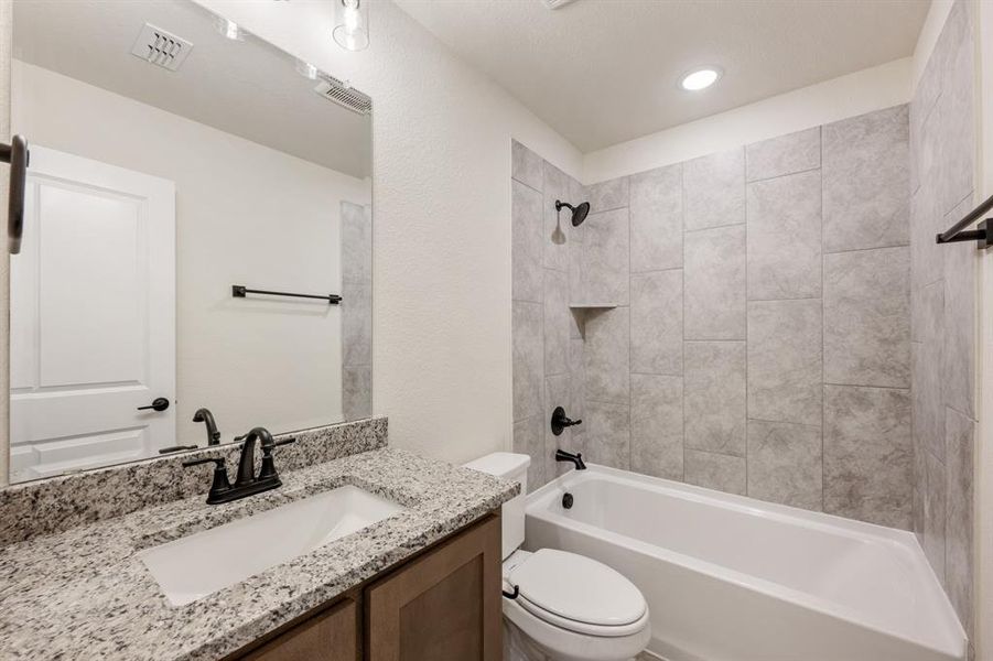 Furnished interior view inside a new home in Godley Ranch Classic, Godley (Image 7). Furnished interior view inside a new home in Godley Ranch Classic, Godley (Image 7).