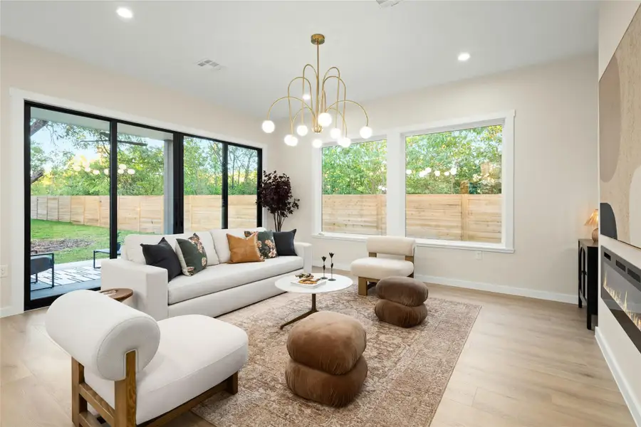 Furnished interior view inside a new home in , Austin (Image 24).