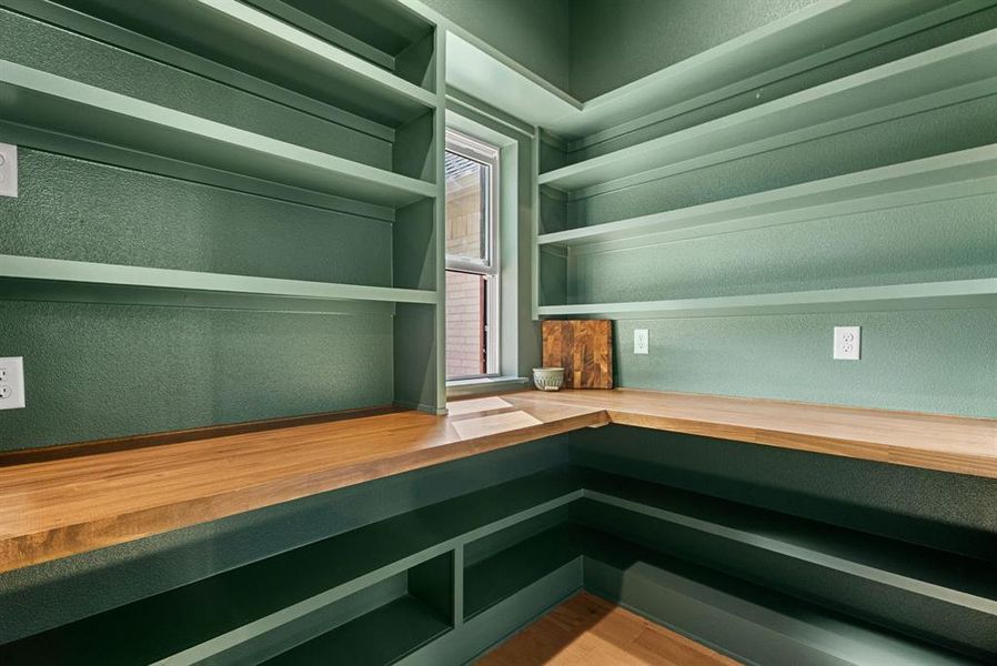 View of storage area