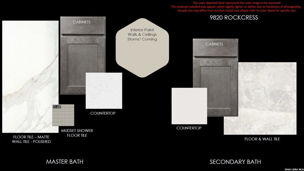 Sample of building materials used in homes in Windsong, Boerne (Image 14). Sample of building materials used in homes in Windsong, Boerne (Image 14).