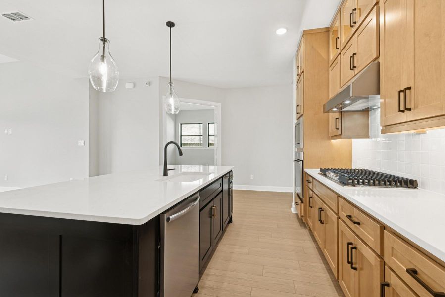 Furnished interior view inside a new home in Grange 45' Homesites, Katy (Image 10).