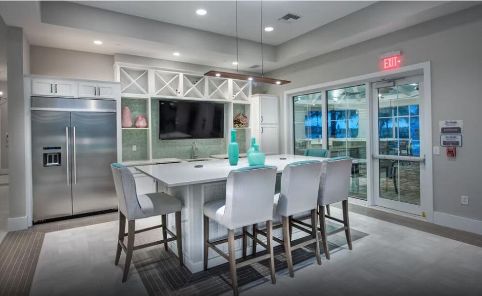 Furnished interior view inside a new home in , Port St. Lucie (Image 17).