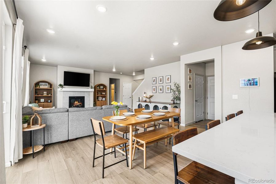 Furnished interior view inside a new home in Poudre Heights: The Alpine Collection, Windsor (Image 15).